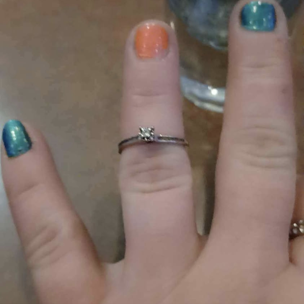 10k Engagement Ring
